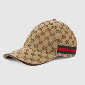 Original GG canvas baseball hat with Web